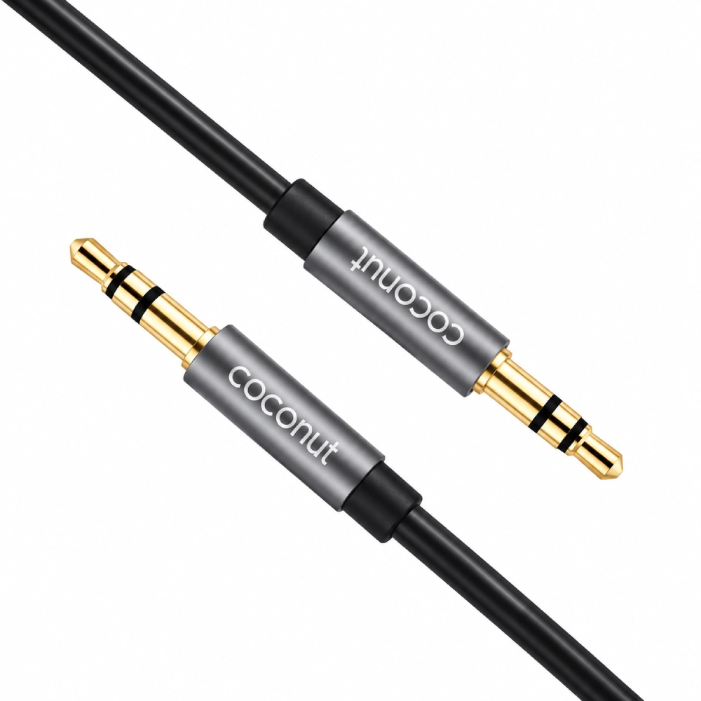 Coconut AUX Cable 3.5mm Male To Male 1m (AX11) view 2